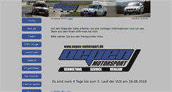 Desktop Screenshot of oepen-motorsport.de